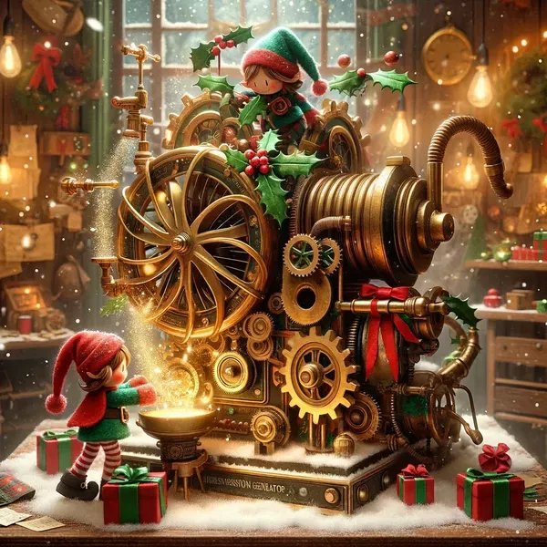 Christmas Special - Michelle's unique Christmas moment generator machine with crazy AI