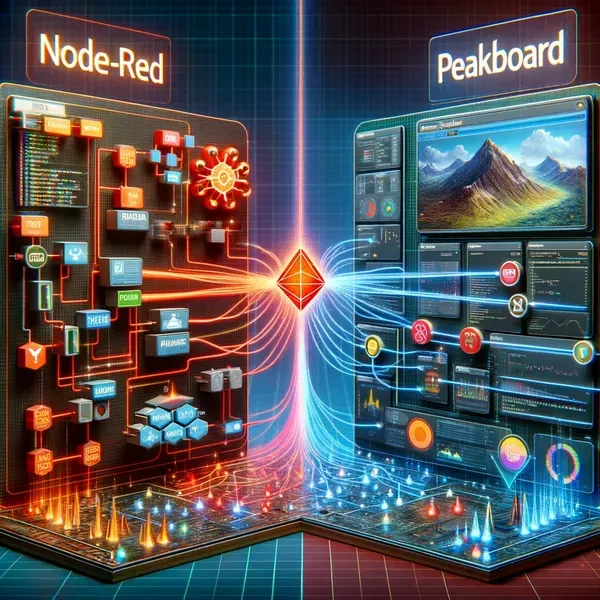 Integrating Node-RED and Peakboard - Part I - Real-time calculator