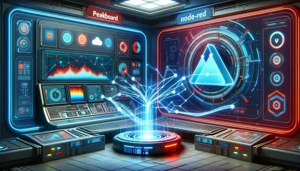 Integrating Node-RED and Peakboard - Part II - Sending Alerts to a Peakboard application