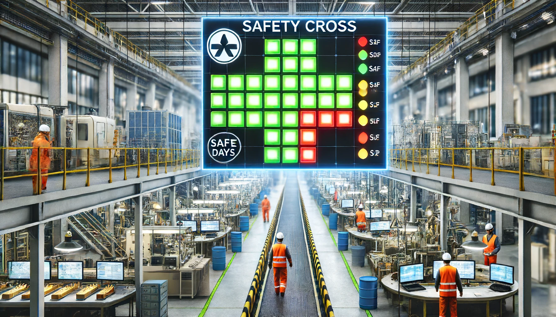Enhancing Lean Management - Automated Safety Cross Integration via SAP and Peakboard