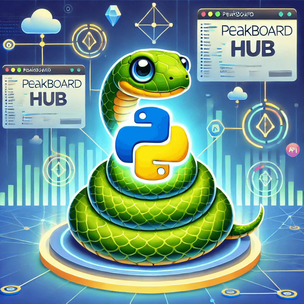 Sssslithering Through APIs - Python Unleashed for Peakboard Hub