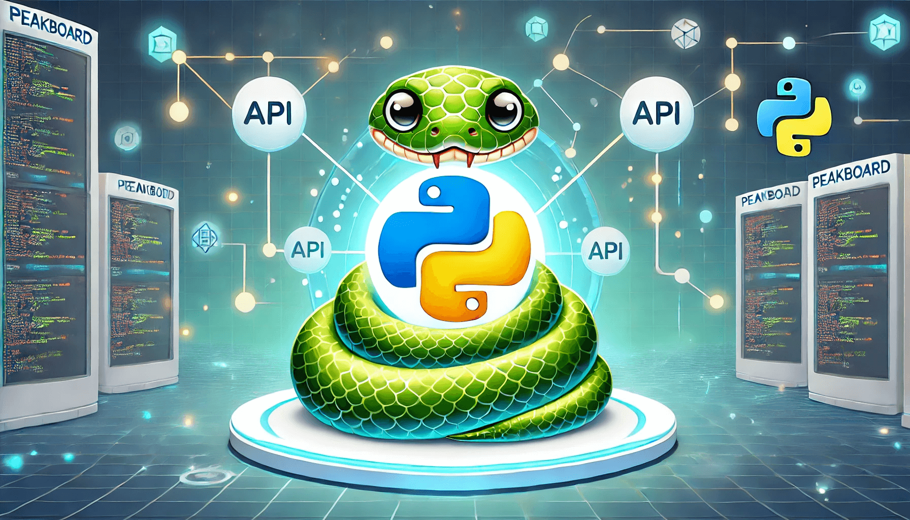 Sssslithering Through APIs - Python Unleashed for Peakboard Hub