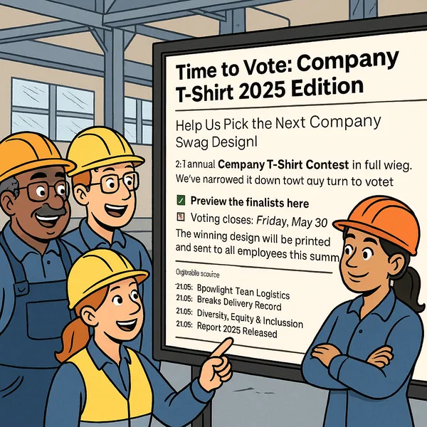 How to Build a Company Newsstand with a SharePoint List (and Peakboard Magic)