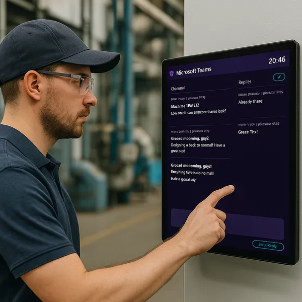 From Factory Floor to Chat Window - Peakboard Meets Microsoft Teams