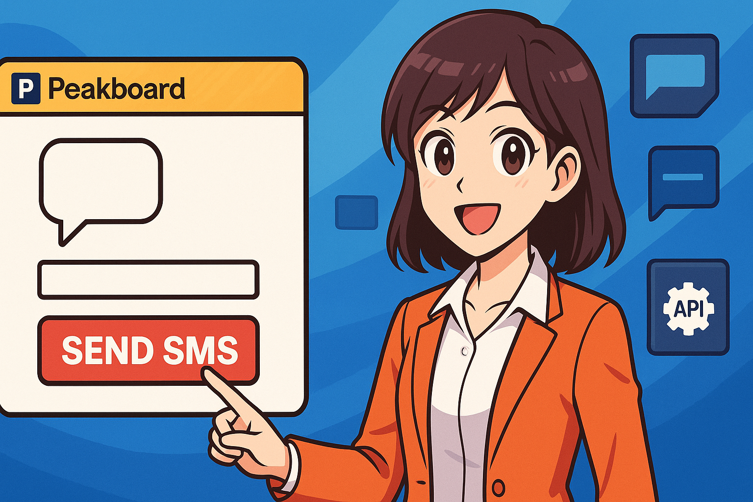 Ding! Your Machine Just Texted You – Powered by Peakboard + seven.io