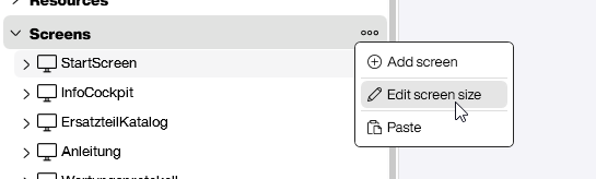 SCORPION 6X V2 app layout with 700x1600 resolution - landscape example