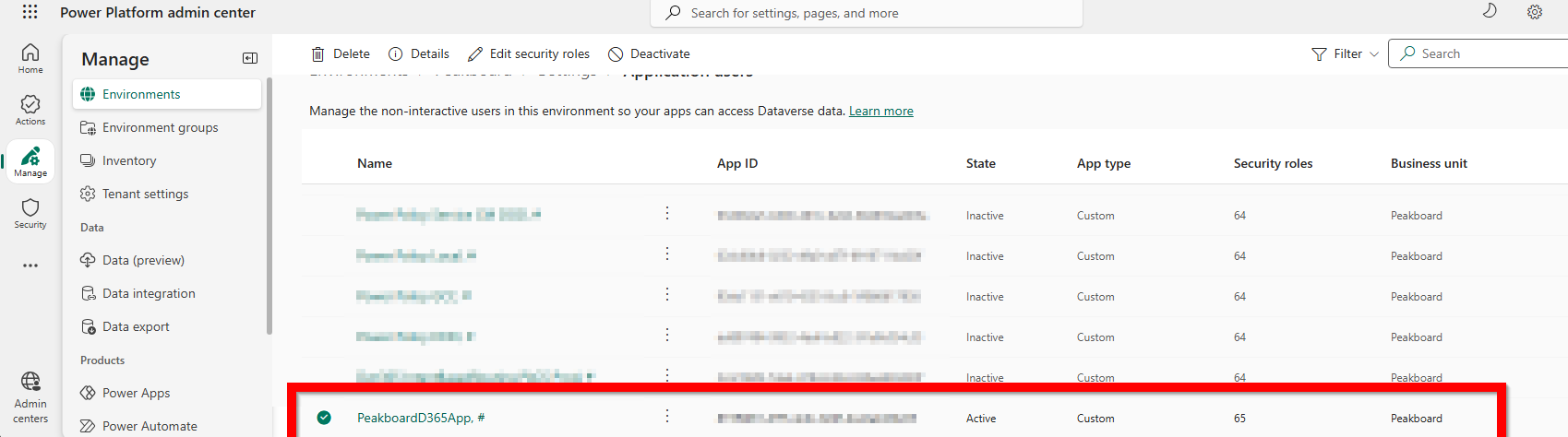 Dataverse Data Preview Example