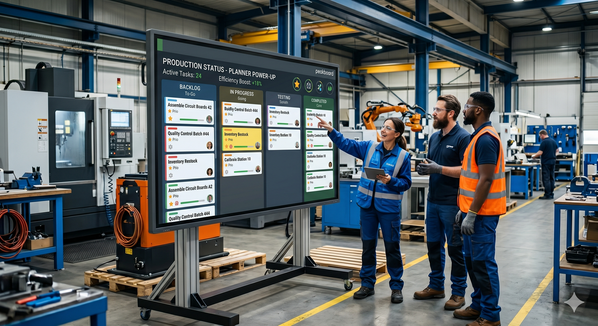 Leveling Up Your Kanban - Turning Microsoft Planner into a Peakboard Power-Up