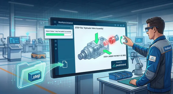 Smarter Assembly Lines - Leveraging STEP Files for Worker Assistance Systems